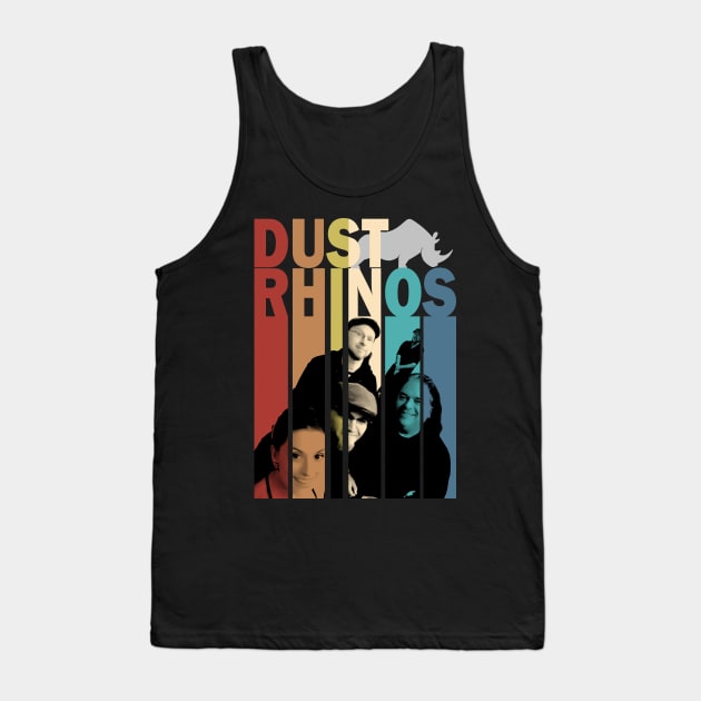 Dust Rhinos Retro Band Shirt Tank Top by Dust Rhinos Swag Store